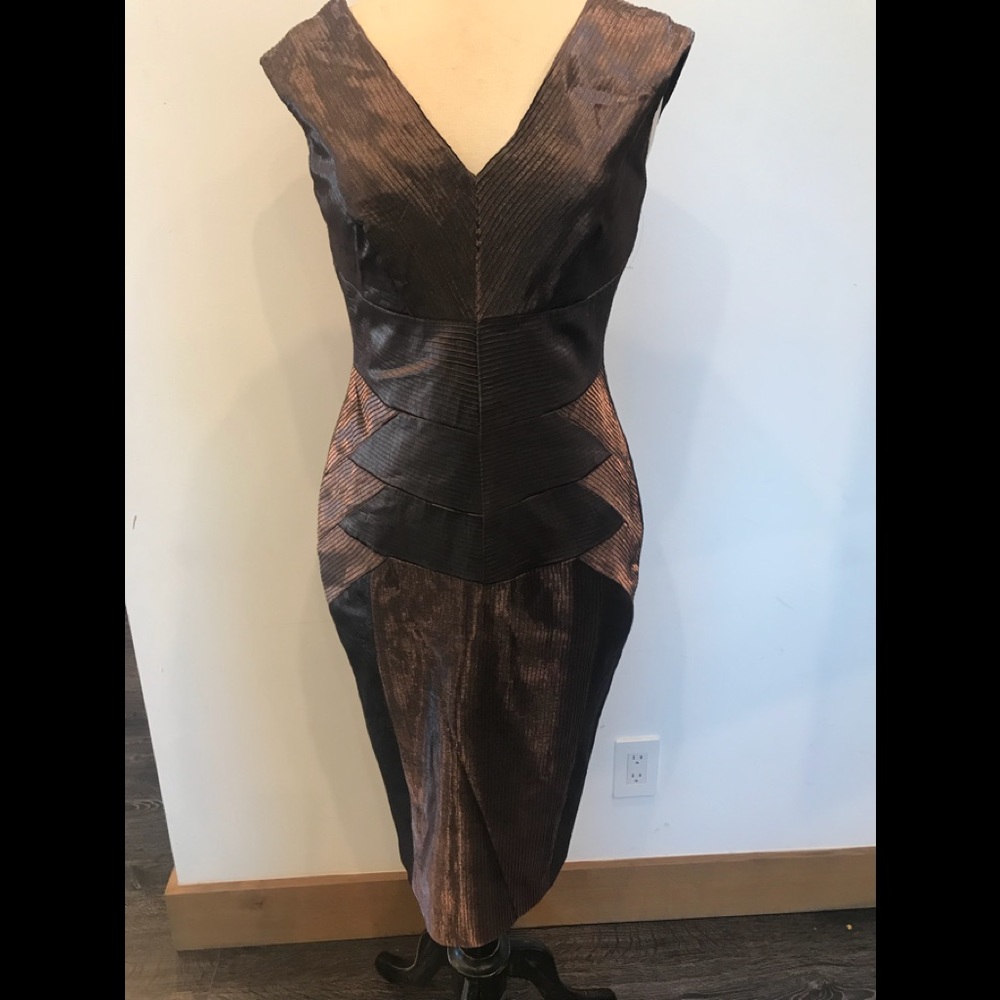 Metallic dress.